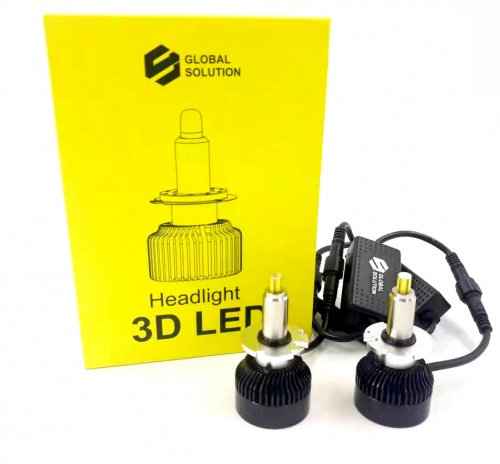 Світлодіодні LED Лампи 3D 6000Lm 45W D1/D2/D3/D4/D5 (S;R)