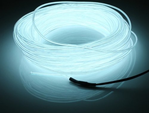 Светодиодная неоновая лента для автомобиля 5м (белого цвета)