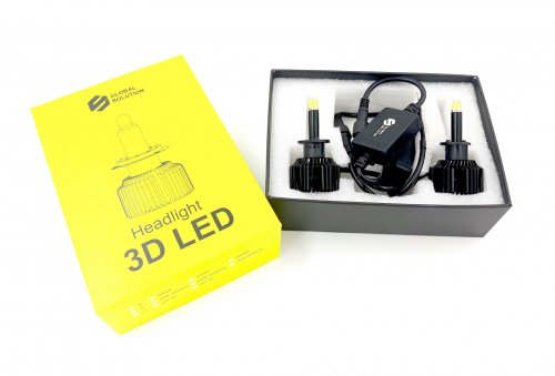 Светодиодные LED Лампы 3D H1 6000Lm 6000K 45W