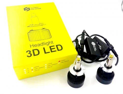 Світлодіодні LED Лампи 3D 6000Lm 45W D1/D2/D3/D4/D5 (S;R)