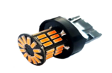 12V 7440-4014-42SMD Безцокольная Одноконтактная Аналог лампы WY21W Желтый