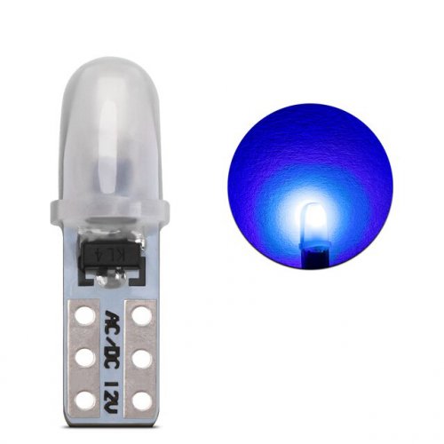 Светодиодная лампа GS T5 COB 12-24V GLASS BLUE от Global Solution
