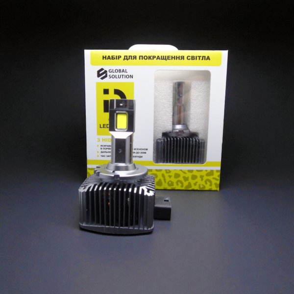 LED лампы D1S 45W 10000Lm - прямая замена ксенона с чипами 9054CSP
