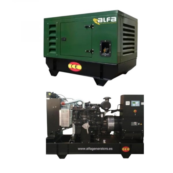Дизельний Генератор Alfa Generators AGWP-25TS 16 кВт – Трифазний 400В, Водяне Охолодження