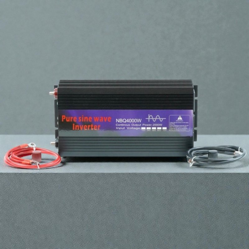 Інвертор 12V-220V 4000W (номінал 2000W) — Чиста синусоїда для котла, холодильника та дому
