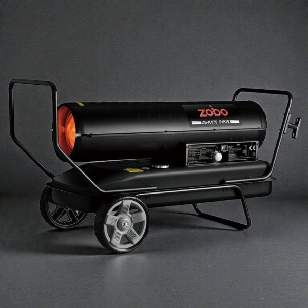 Дизельна теплова гармата ZOBO DG50 (51 кВт) з термостатом — Професійний обігрів до 415 м³