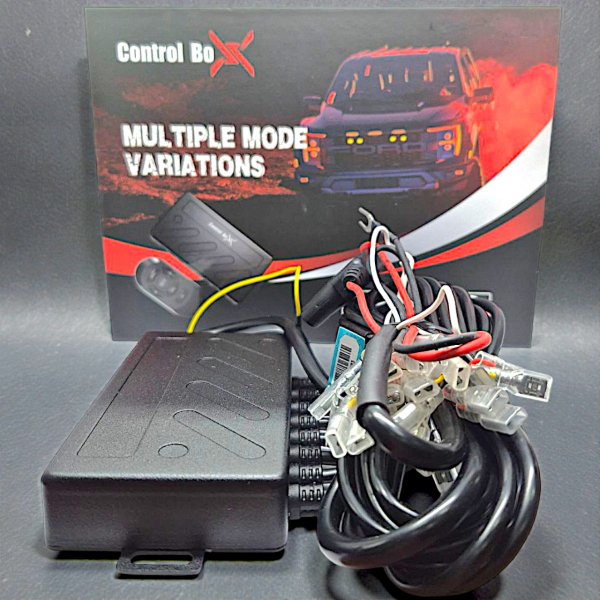 Блок-контролер та пульт керування GS LC08 10-30V на 8 каналів — Система керування стробоскопами та ДХО