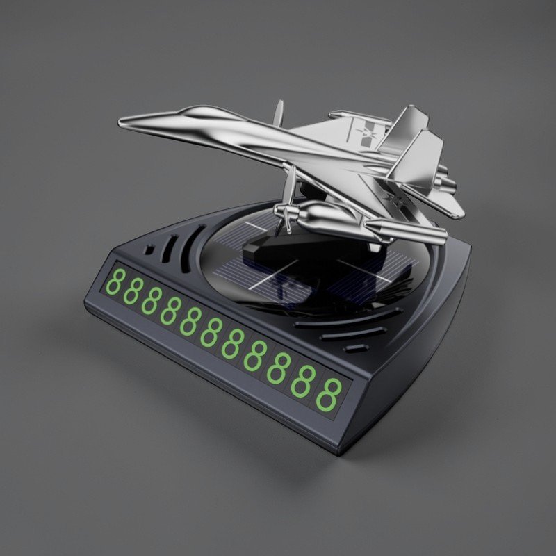 Автомобільний ароматизатор Літак GS з паркувальною візиткою на сонячній батареї