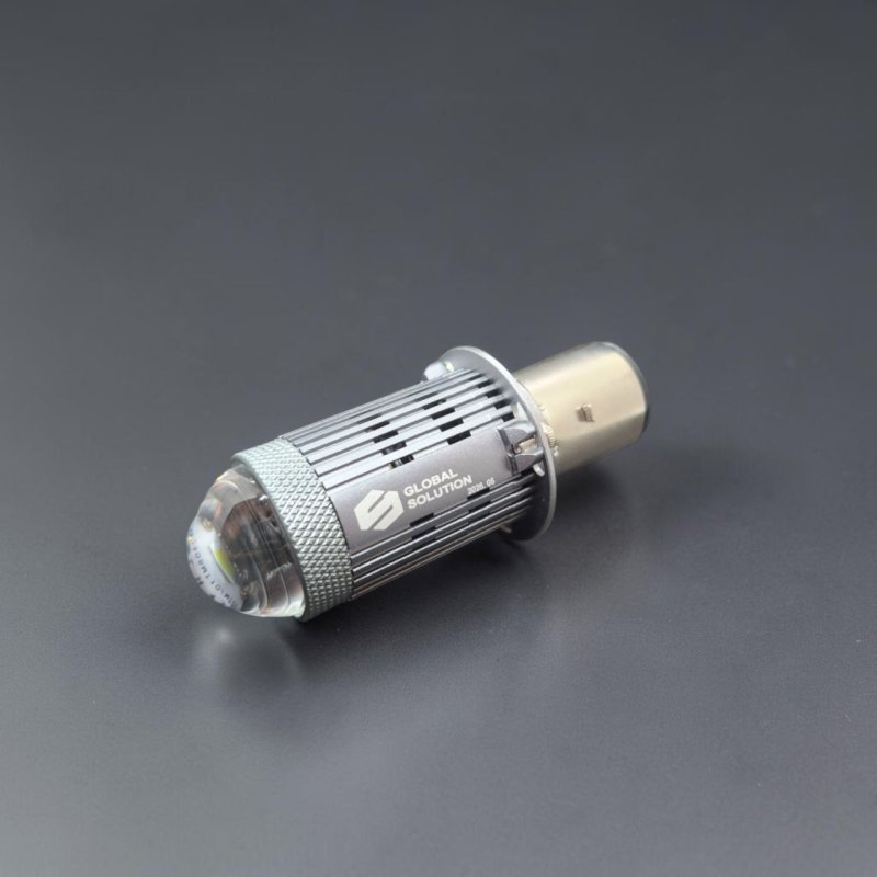 Світлодіодна мотолампа GS Ba20D 12-24V 18W/30W 6000K
