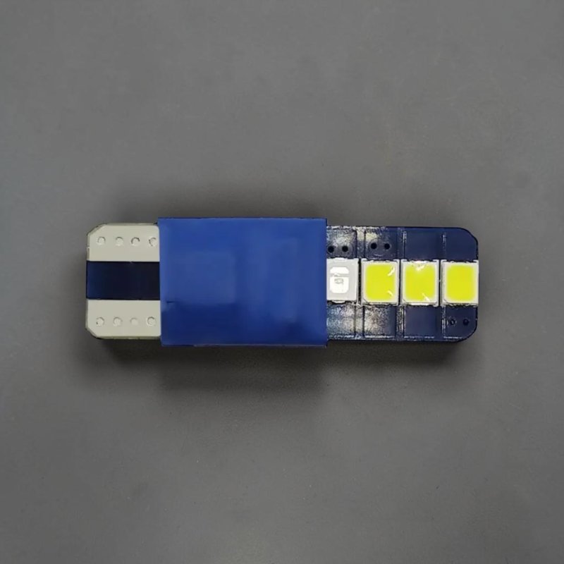 LED лампа GS 12V Т10-3030-8SMD (аналог лампи W5W) Білий/Червоний