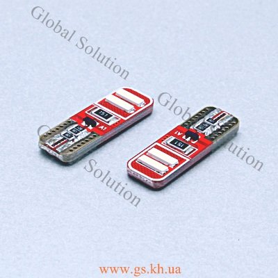 Автолампа GS T10-7020-4SMD 12V WHITE