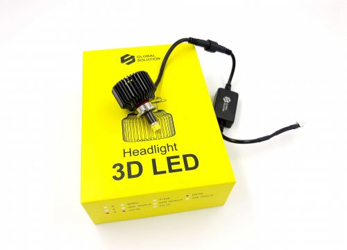 Светодиодные LED Лампы 3D H3 6000Lm 6000K 45W