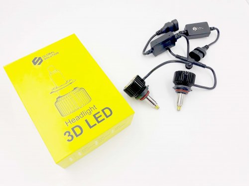 Світлодіодні LED Лампи 3D HB3 6000Lm 6000K 45W
