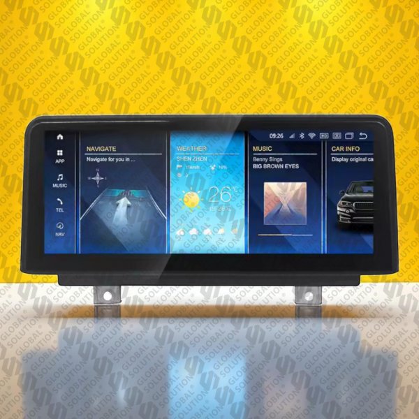 Штатна Android магнітола 9" IPS для BMW F-серії (NBT System), Android 13
