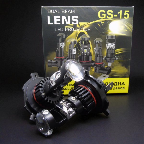 Светодиодные лампы H4 GS-15 Hi/Lo 30W 8000LM