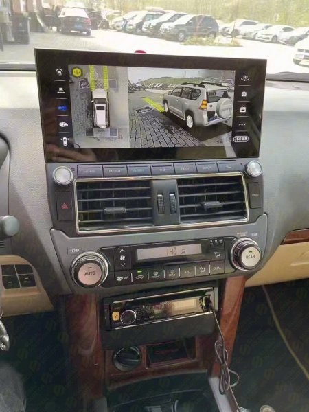 Штатная Android магнитола Toyota Land Cruiser Prado 150 (2014-2023) 8+128GB, экран 12.3" QLED, CarPlay, Android Auto