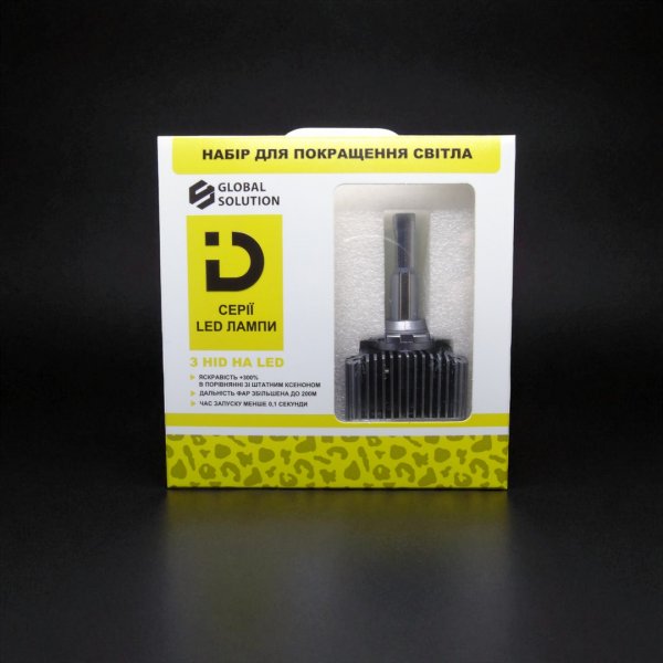 LED лампы D1S 45W 10000Lm - прямая замена ксенона с чипами 9054CSP
