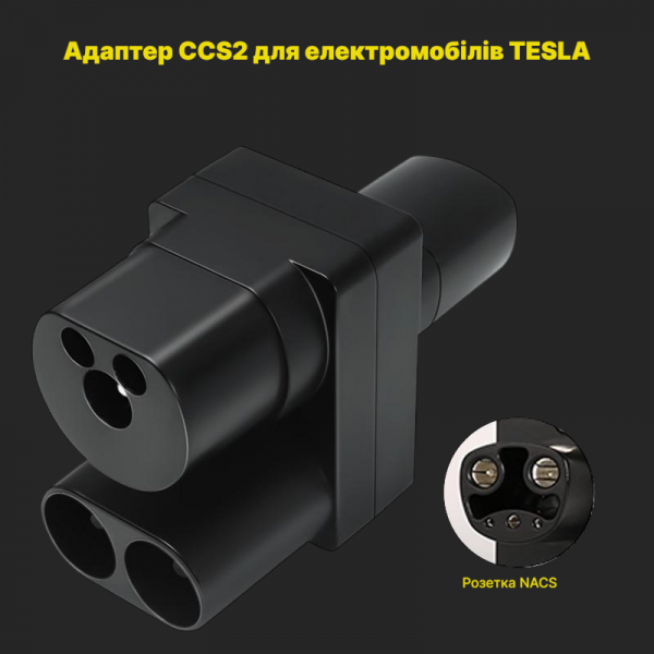Адаптер CCS2 to Tesla DC Global Solution - быстрая зарядка 60A для Model 3/Y/S/X