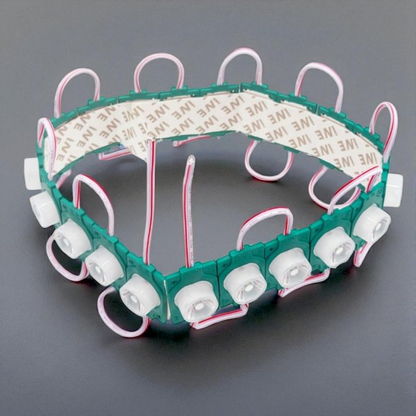 Над'яскравий Світлодіодний Модуль GS 1LED 12V ЗЕЛЕНИЙ – IP67, 120 Лм, Epistar Чіп