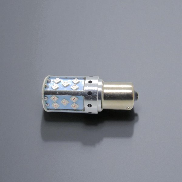 Світлодіодна Лампа 1156 (BA15S) SUPER CANBUS Жовта (Помаранчева) – Пробиває Червоний Поворотник, Без Помилок!