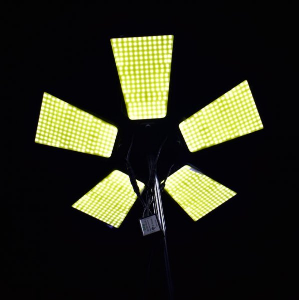 Светодиодный Кемпинговый Фонарь COB 5 (FR-05) 15000 Lm, 6000К – 12V, 5-метровый Держатель, Пульт