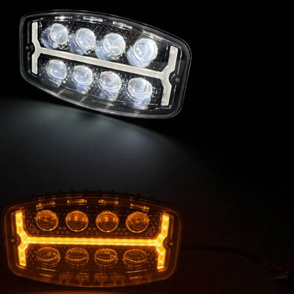 10-дюймова LED Фара 126 Вт – 3-в-1 Функціонал: Ближній/Дальній, Поворот (12-48В)
