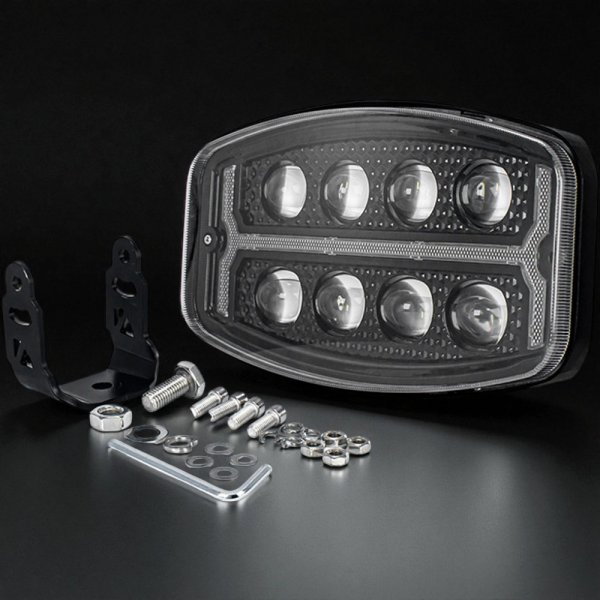 10-дюймова LED Фара 126 Вт – 3-в-1 Функціонал: Ближній/Дальній, Поворот (12-48В)
