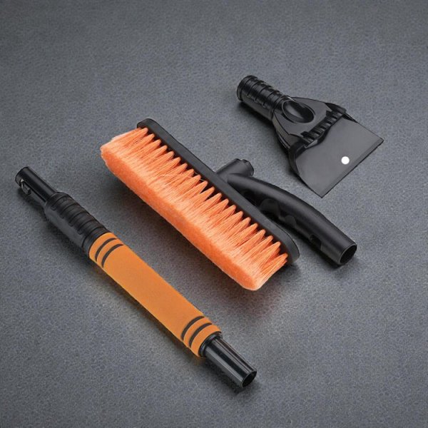 Телескопічна Знімна Щітка-Скребок GS 2 в 1 (360°) для Снігу та Льоду