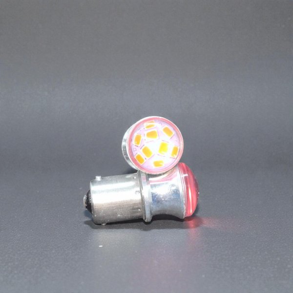 LED Лампа P21W 1156 24V Красный Стробоскоп GS Flash – Стоп-Сигнал для Грузовиков
