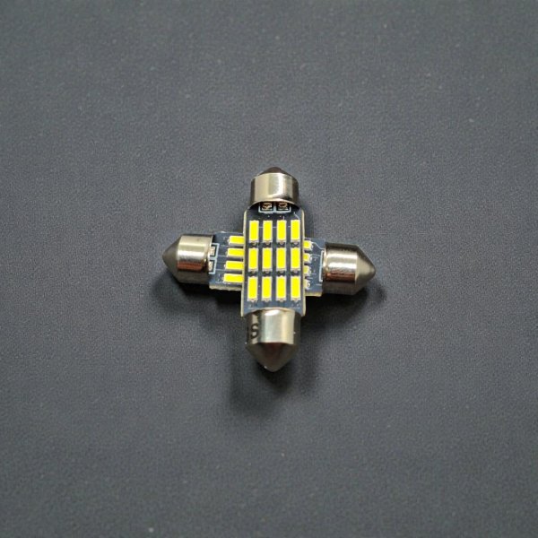 LED Лампа C5W Festoon 36mm 12 SMD 4014 12V — Яркий Белый
