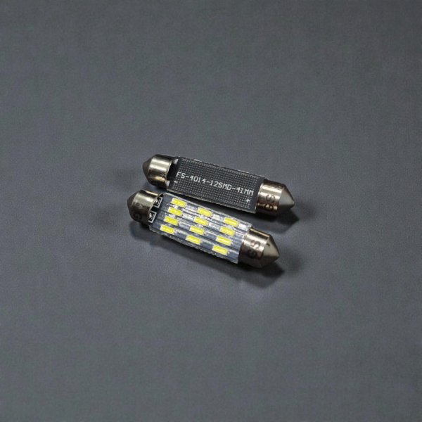 LED Лампа C5W Festoon 41mm 12 SMD 4014 12V — Яскравий Білий
