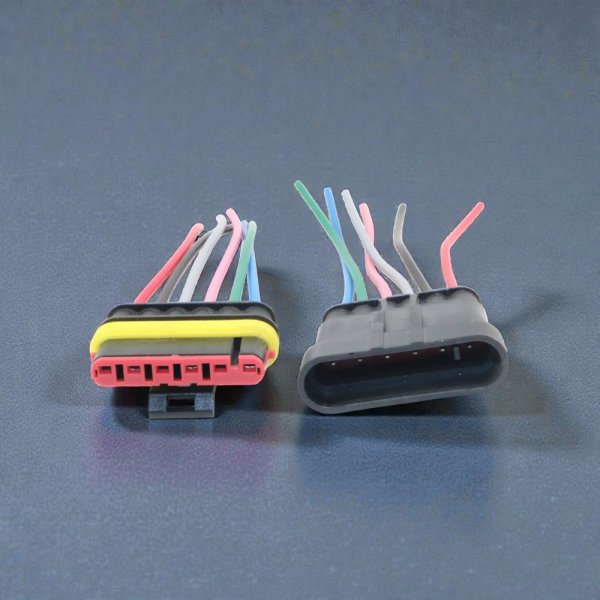 Роз'єм 6-PIN герметичний з проводом (комплект Тато + Мама) — Мін. замовлення 10 шт.
