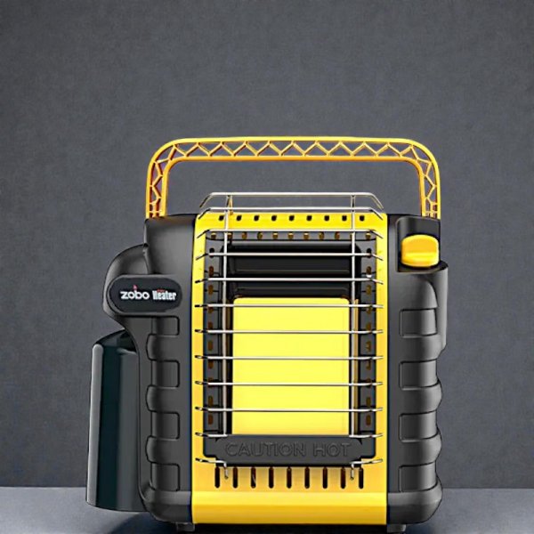 Портативний газовий обігрівач Zobo ZB-GB9 для кемпінгу та зимової риболовлі — 2.6 кВт з функцією приготування їжі