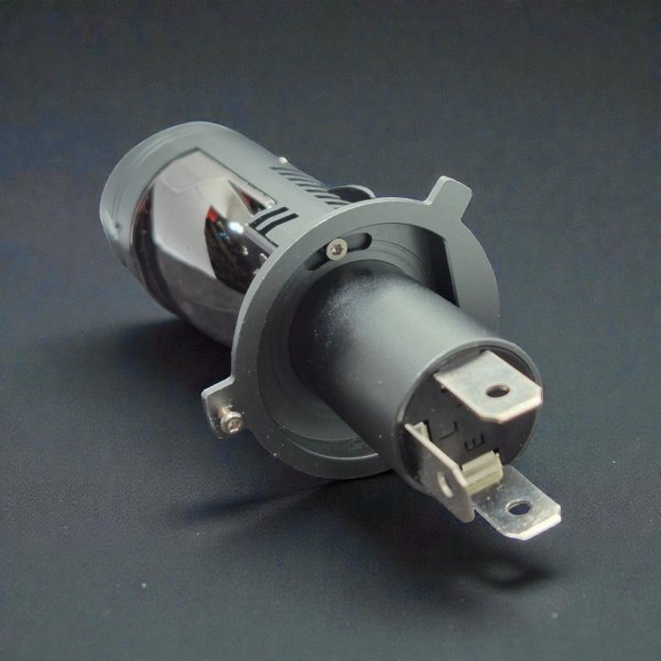 Светодиодная Bi-LED линза H4/H19 60W с магнитной шторкой и верхним кулером — профессиональное освещение для вашего автомобиля
