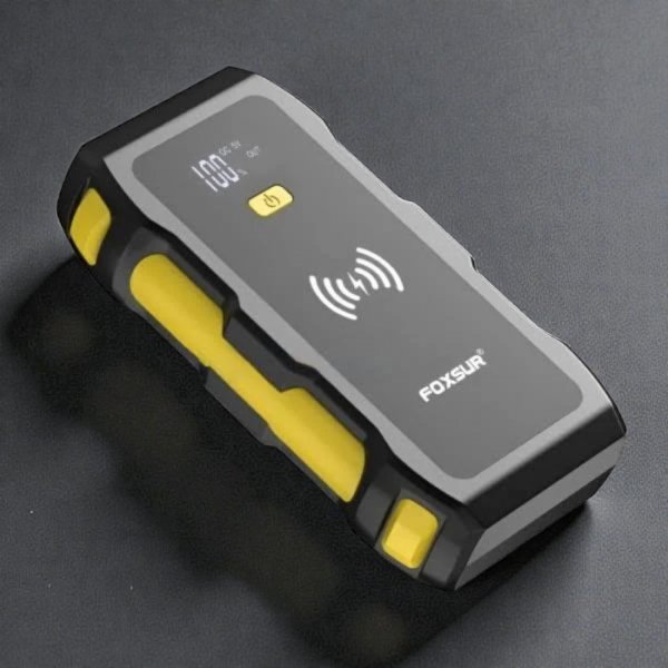 Пусковое устройство Foxsur FJS-800 — бустер 900A для запуска авто в любой мороз
