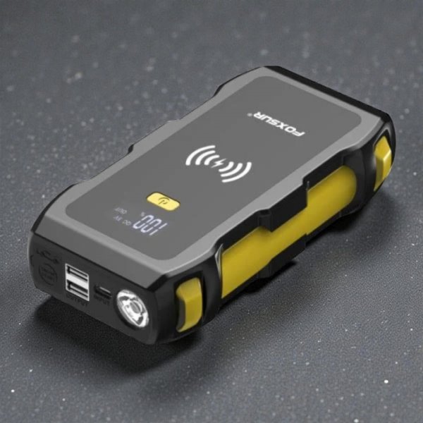 Пусковое устройство Foxsur FJS-800 — бустер 900A для запуска авто в любой мороз
