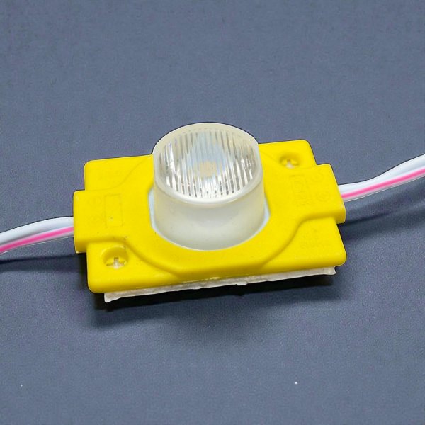 Жовтий торцевий LED-модуль 12V SMD 3030 IP65 1.5W для реклами та авто | Купити світлодіодний модуль