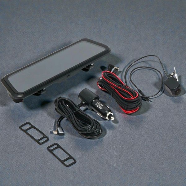 Відеореєстратор-дзеркало Lenovo M5 2K Quad HD Wi-Fi на 2 камери
