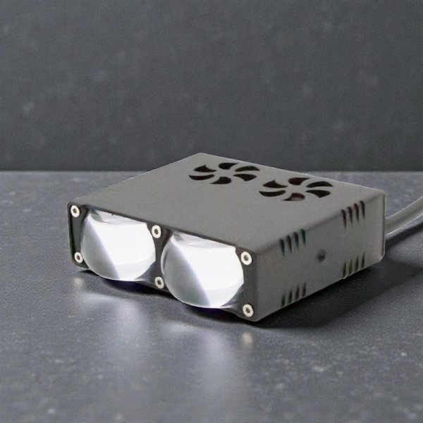 Додаткові LED фари L26 40W 12-80V (2 лінзи, Білий/Жовтий/RGB) комплект 2 шт