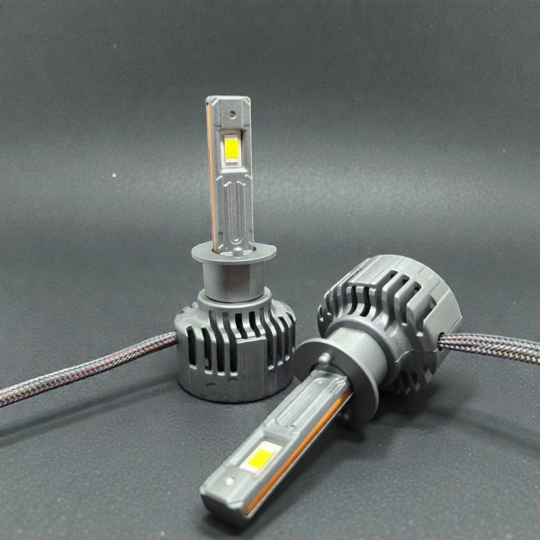 LED лампи GS-65 H1 65W-85W 9-60V 40000Lm (комплект) — Професійне світло для авто та вантажівок (Арт. 90651)