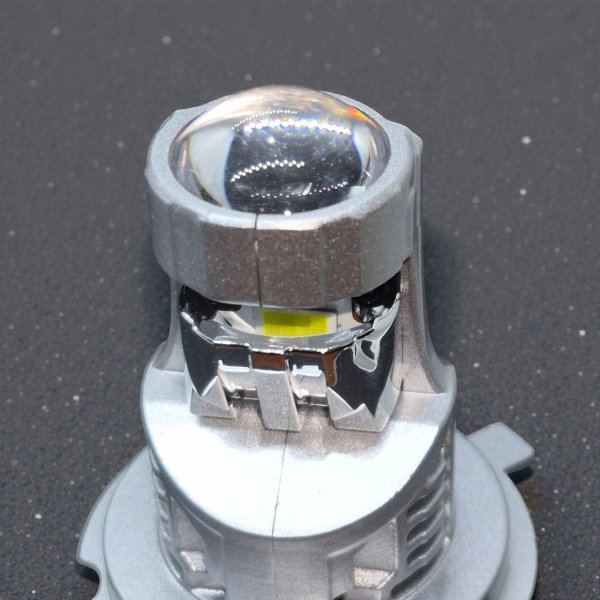 Міні-лінзи LED H4 GS16 40W 11-18V 6500K (Код 90164) — 16 діодів 7035, Розмір 1 в 1 як галоген