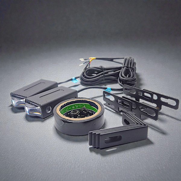 Компактні LED фари GS LG16 (16x32x64мм) 10-30V White 26W / Yellow 14W — Двоколірне додаткове світло (Арт. 85716)