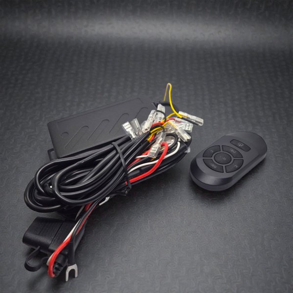 Блок-контролер та пульт керування GS LC06 10-30V на 6 каналів — Розумна система керування стробоскопами та ДХО