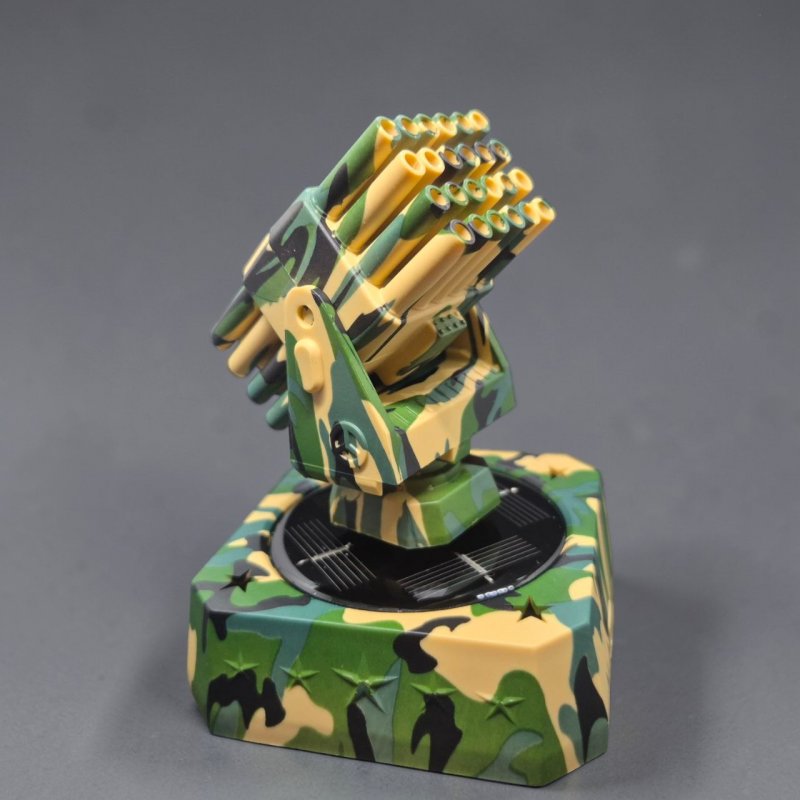 Автомобильный ароматизатор GS S-651 «Зенитная установка» — солнечная батарея, вращение 360°, автономная работа
