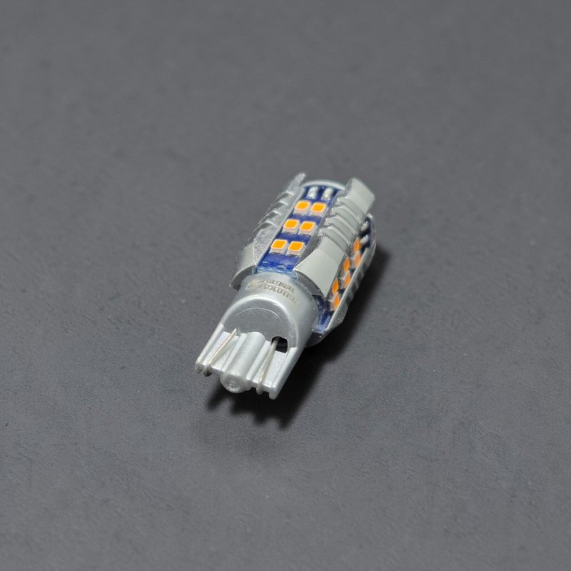 LED лампа T15 W16W 12-24V 30SMD Philips Driver CANBUS Жовта (Amber)
