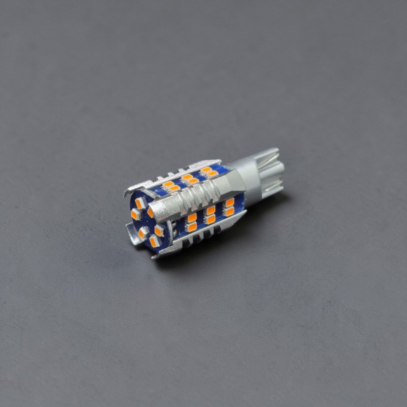 LED лампа T15 W16W 12-24V 30SMD Philips Driver CANBUS Жовта (Amber)
