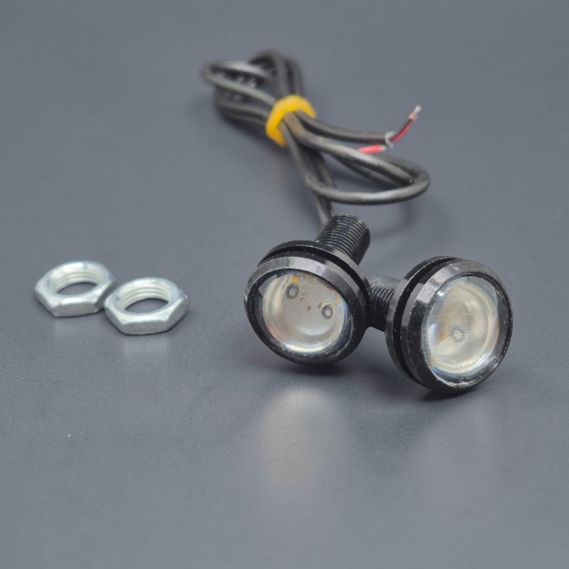 LED лампа Орлине око 23мм 12V COB 200LM Червона (Eagle Eye) — вологозахищена IP67
