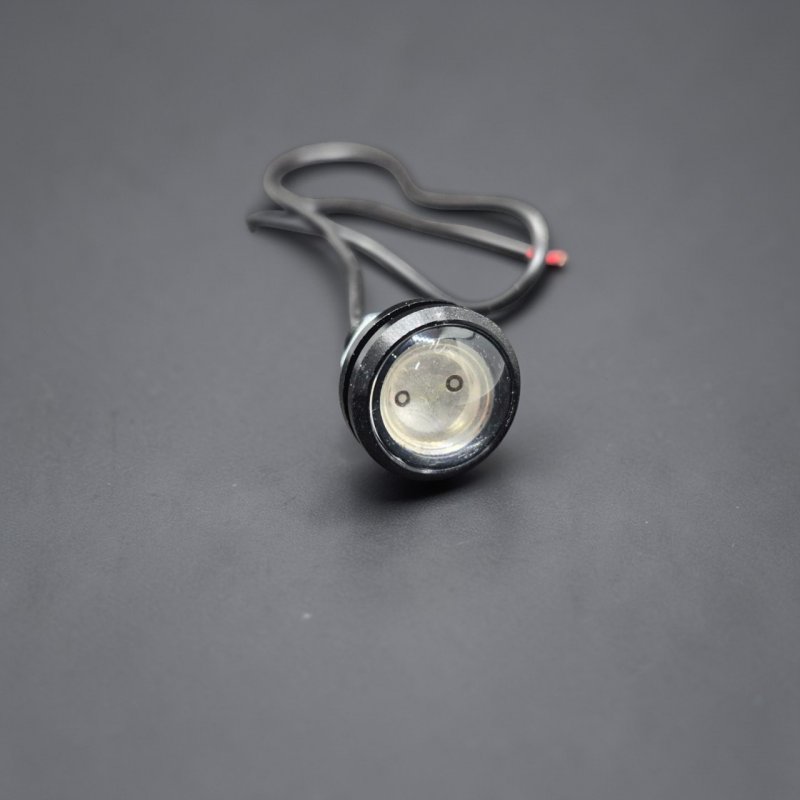 LED лампа Орлине око 23мм 12V COB 200LM Синя (Eagle Eye) — вологозахищена IP67
