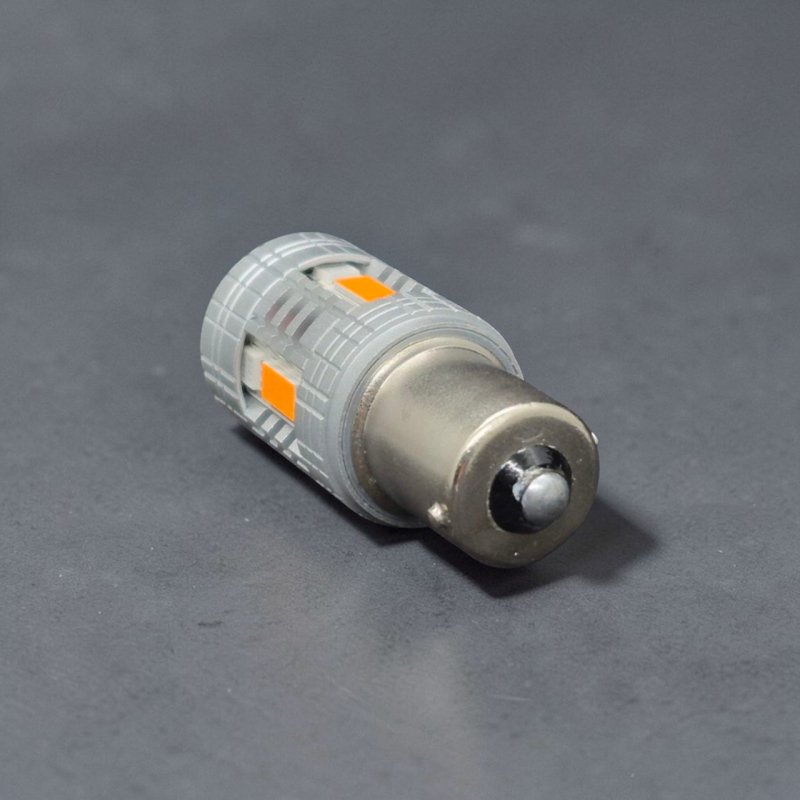 LED лампа GS 1156 (BAU15s) CSP7035 4SMD Super CANBUS Жовта (PY21W)