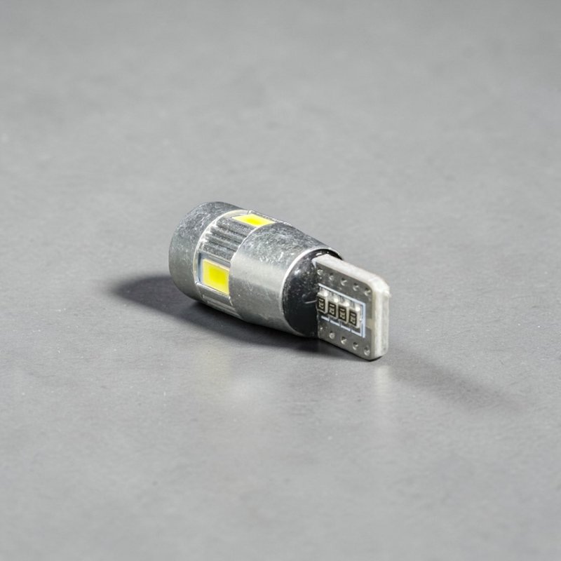 Світлодіодна автомобільна лампа GS T10 (W5W) 5730-6SMD CANBUS 12V White (450 Lm)